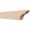 Ekena Millwork 4in. W x 6in. H x 28in. L Yorktown Woodgrain TimberThane Rafter Tail, Primed Tan RFTUR04X06X28YORRCPR - alternate 1